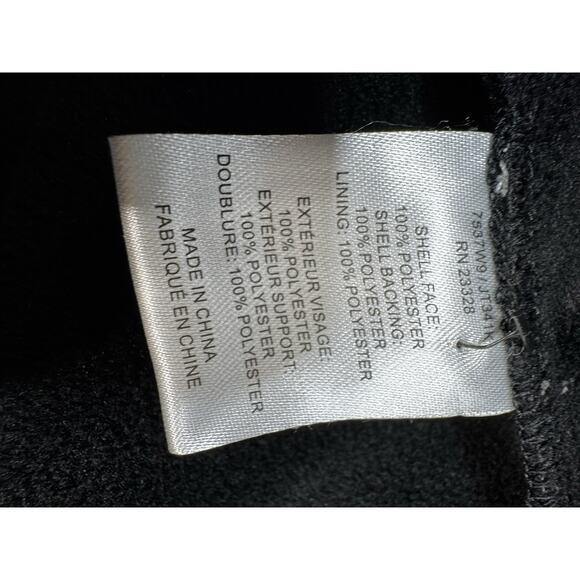 Kristen Blake Black Softshell Lined Raincoat Women’s 1X Hooded Water Resistant - Picture 6 of 9